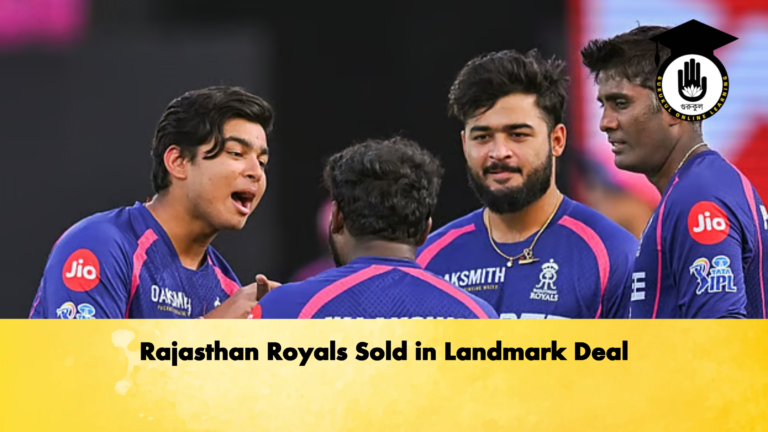 Rajasthan Royals Sold in Landmark Deal Cricket Gurukul, GOLN | English