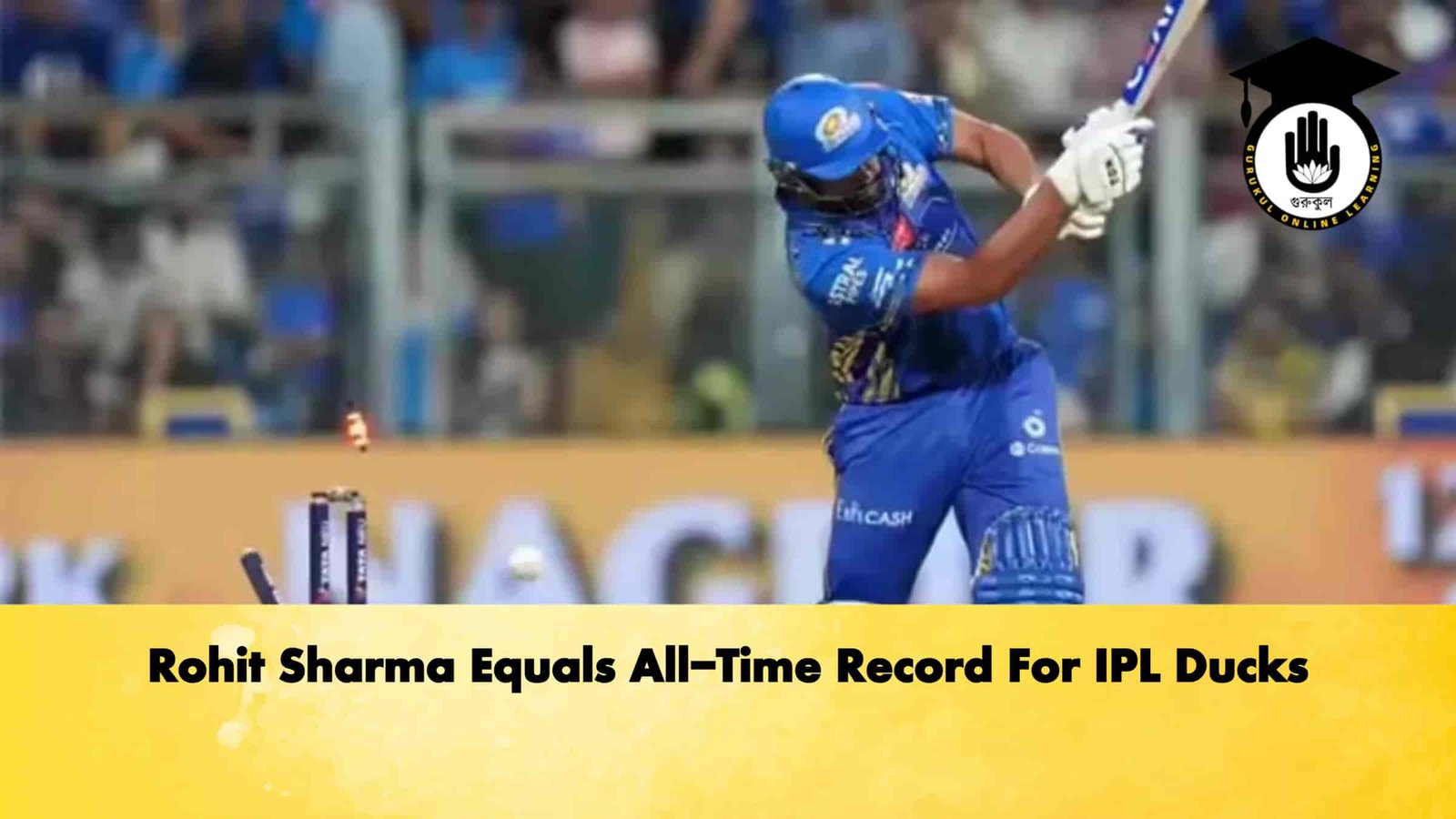 Rohit Sharma Equals All-Time Record For IPL Ducks 1 Rohit Sharma Equals All-Time Record For IPL Ducks