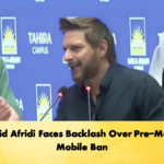 Shahid Afridi Faces Backlash Over Pre Marital Mobile Ban 3 Cricket Gurukul, GOLN | English