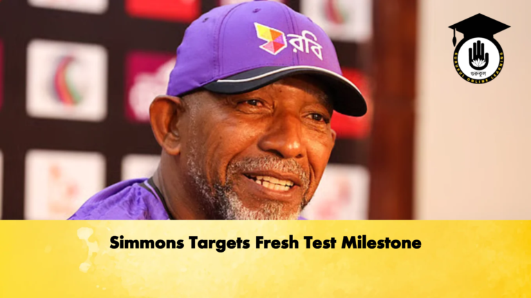 Simmons Targets Fresh Test Milestone Cricket Gurukul, GOLN | English