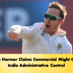 Simon Harmer Claims Commercial Might Grants India Administrative Control Cricket Gurukul, GOLN | English