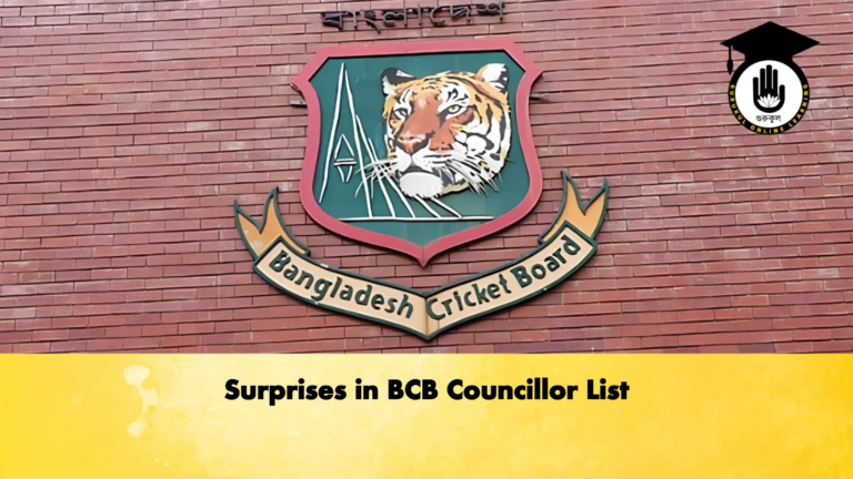 Surprises in BCB Councillor List Cricket Gurukul, GOLN | English