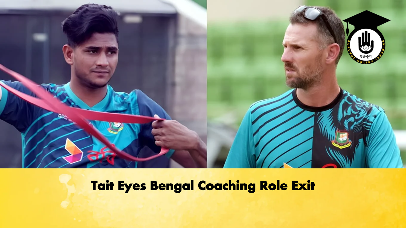 Tait Eyes Bengal Coaching Role Cricket Gurukul, GOLN | English