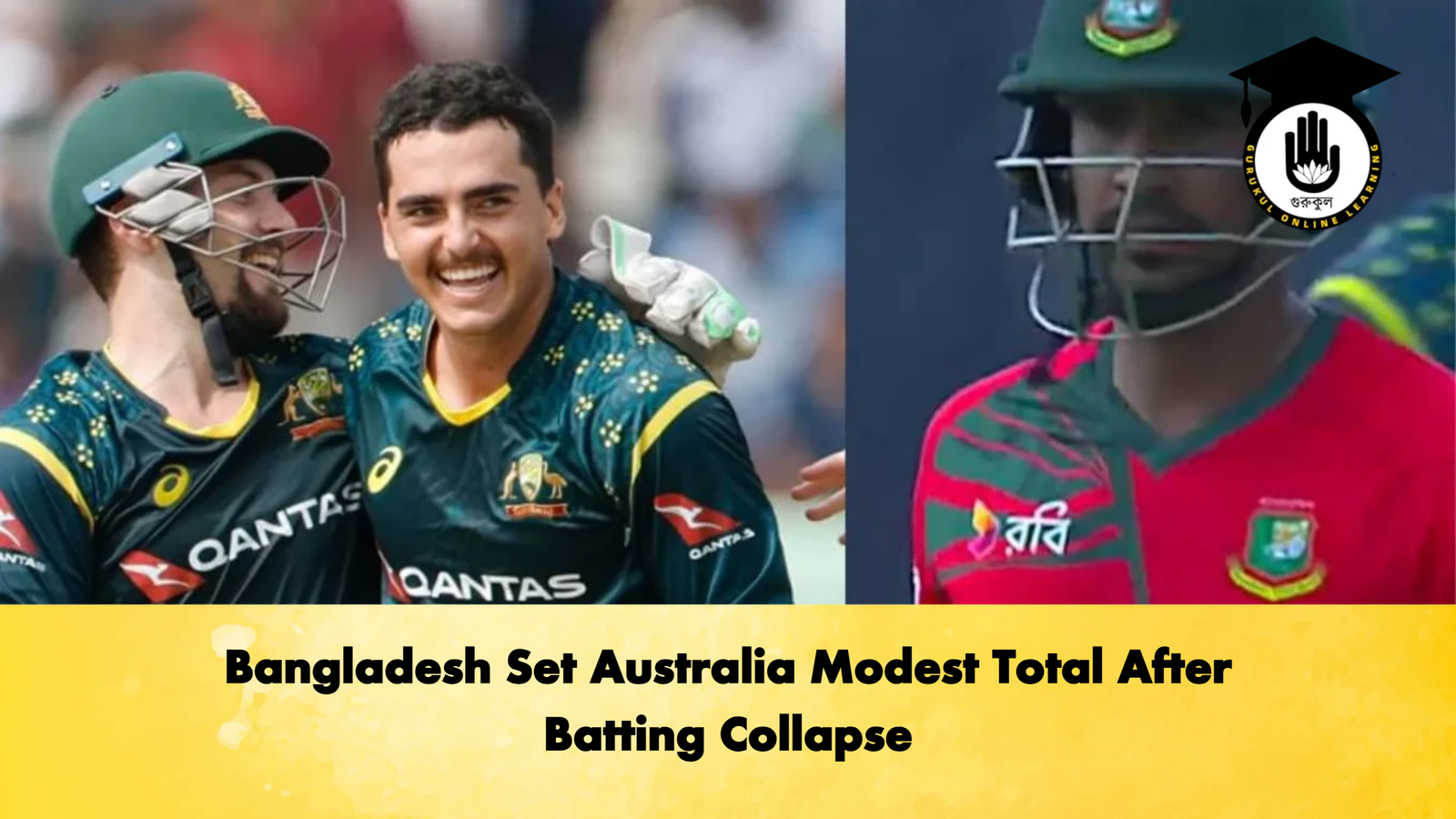 Bangladesh Set Australia Modest Total After Batting Collapse 1 Bangladesh Set Australia Modest Total After Batting Collapse