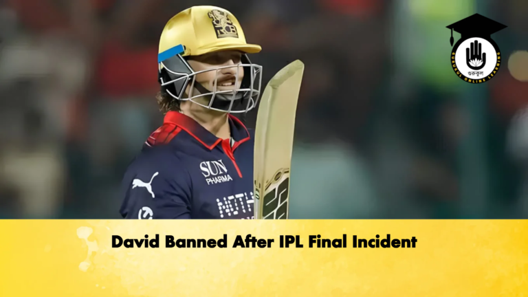 David Banned After IPL Final Incident 2 Cricket Gurukul, GOLN | English