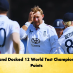 England Docked 12 World Test Championship Points 3 Cricket Gurukul, GOLN | English