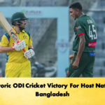 Historic ODI Cricket Victory For Host Nation Bangladesh 1 Cricket Gurukul, GOLN | English