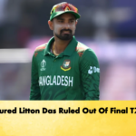 Injured Litton Das Ruled Out Of Final T20I 2 Cricket Gurukul, GOLN | English