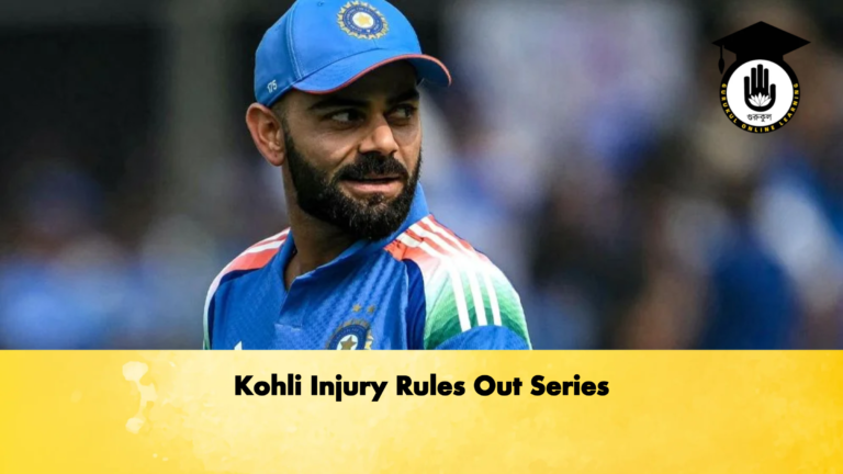 Kohli Injury Rules Out Series Cricket Gurukul, GOLN | English