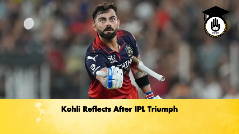 Kohli Reflects After IPL Triumph Cricket Gurukul, GOLN | English