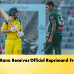 Nahid Rana Receives Official Reprimand From ICC 2 Cricket Gurukul, GOLN | English