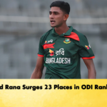 Nahid Rana Surges 23 Places in ODI Rankings Cricket Gurukul, GOLN | English