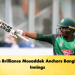 Return Brilliance Mosaddek Anchors Bangladesh Innings Cricket Gurukul, GOLN | English